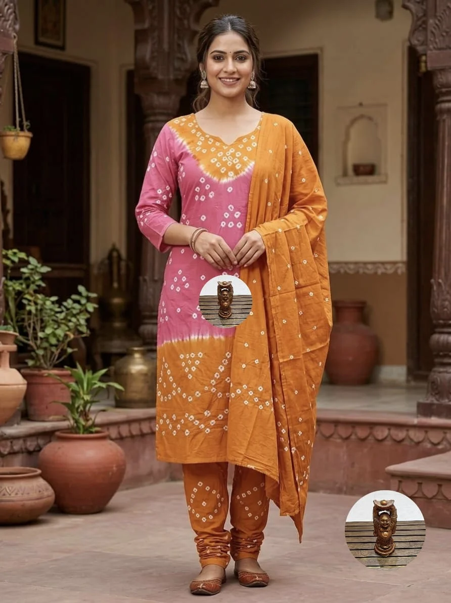 Exclusive badni batic 3 piece | Top + pant +dupatta (set)