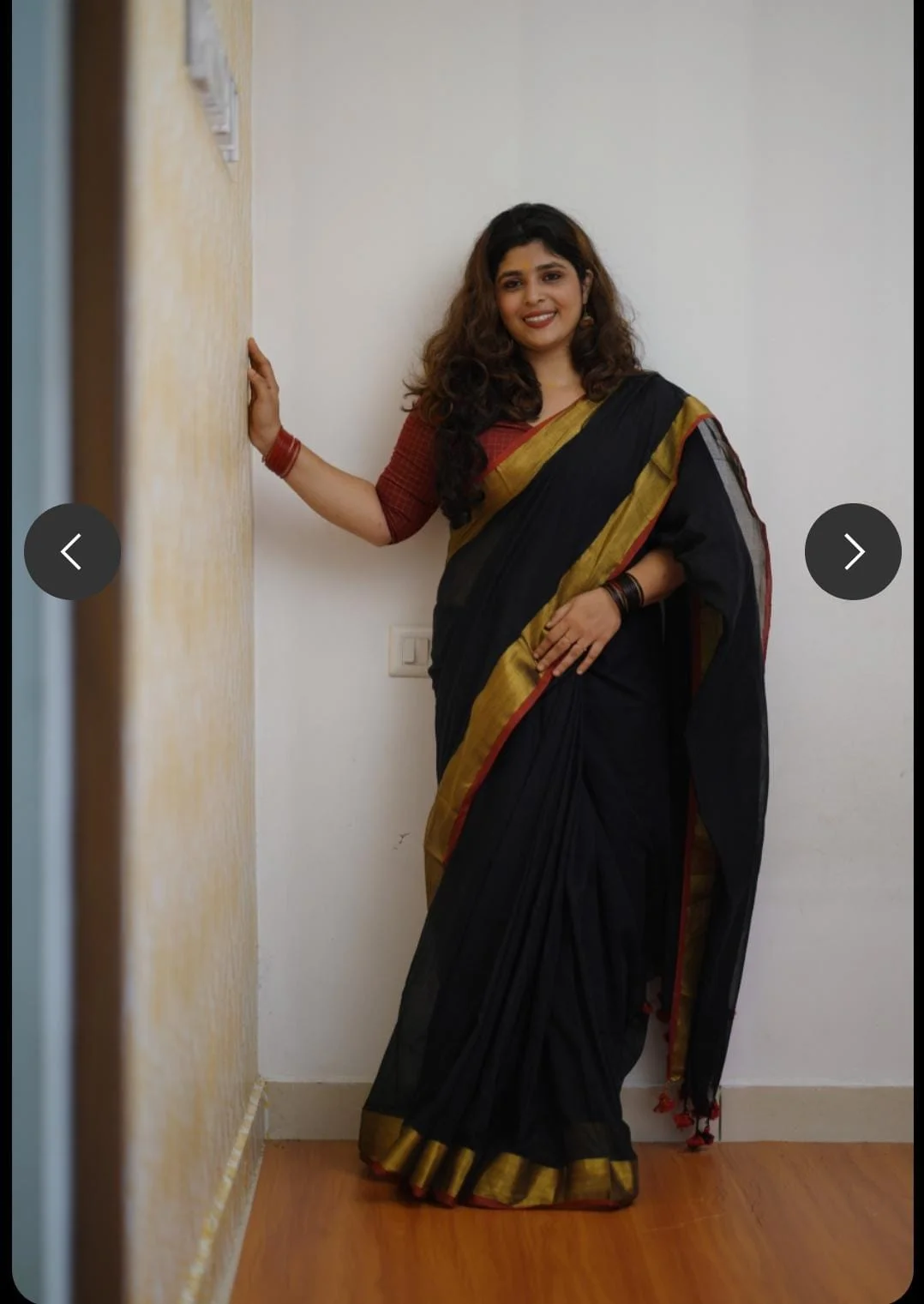 Mul Cotton Saree with Blouse Piece